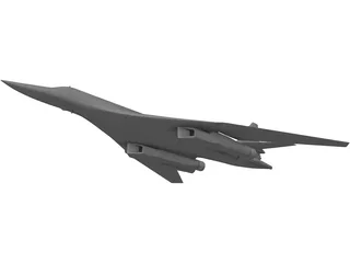 Tupolev Tu-160 3D Model