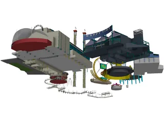 Amusement Park 3D Model