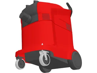 Industrial Vacuum Cleaner 3D Model