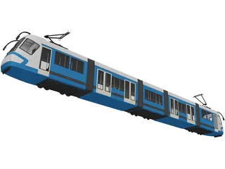 Electric train 3D Model