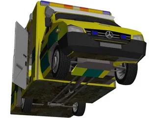 Mercedes London Ambulance 3D Model