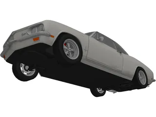 Chevrolet Corvair Monza (1969) 3D Model