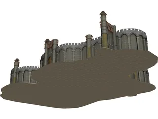 Bravil Castle 3D Model