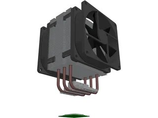 Cooler Master TX3 3D Model