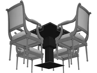 MaJiang Desk 3D Model