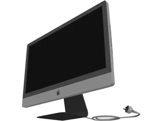 Apple Monitor 3D Model