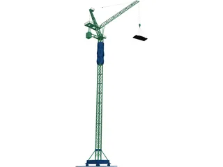 Tower Crane 3D Model