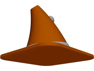 Angry Cone 3D Model