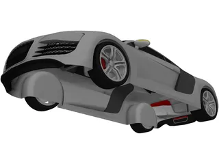 Audi R8 3D Model