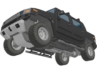 Hummer H2 3D Model