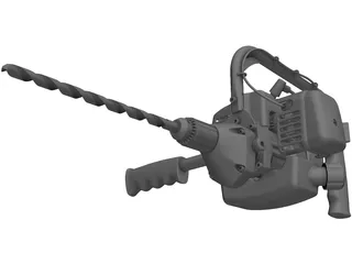 Hand Drill 3D Model