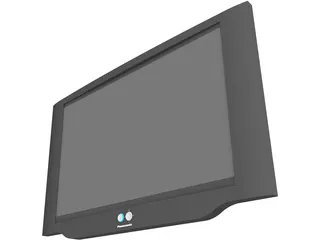 Panasonic Plasma TV 3D Model