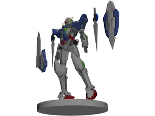 Gundam Exia 3D Model