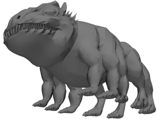 Woola the Barsoomian Calot 3D Model