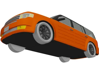 Ford Flex (2009) 3D Model