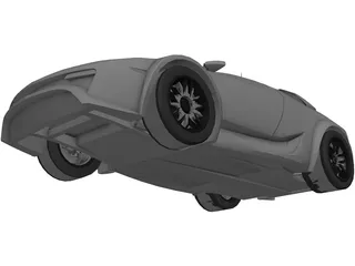 Lancia Stratos Fenomenon Concept (2005) 3D Model