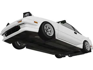 Toytota MR2 Mk1 (1984) 3D Model