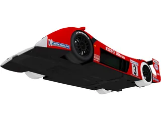 Toyota GT1 TS020 3D Model