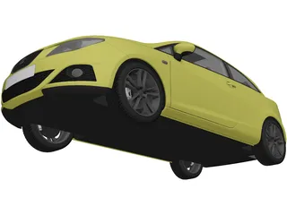 Seat Ibiza (2012) 3D Model