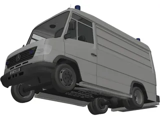 Mercedes-Benz Vario Rettungs 3D Model