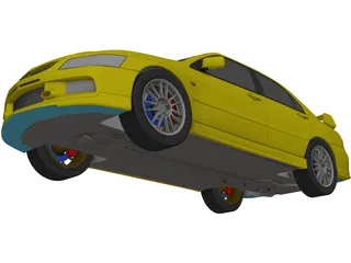 Mitsubishi Lancer Evo 8 3D Model