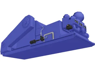 Mud Pump 3D Model