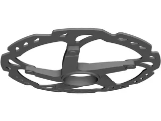 Shimano Disc 160 Centerlock XTR 3D Model