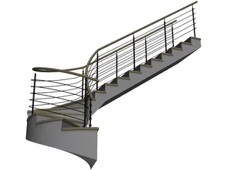 Stair 3D Model