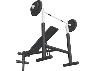 Flex Classic Seated Fitness Strenght 3D Model