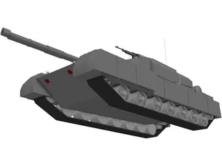 Arjun Tank 3D Model