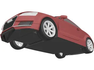 Audi TT (2015) 3D Model