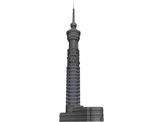 Telecom Tower 3D Model