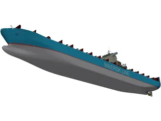 Maersk Container Ship 3D Model