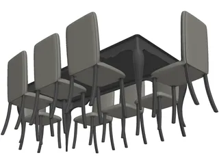 Dining Table 3D Model