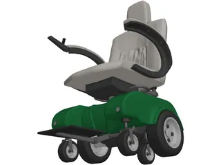 Power Wheelchair 3D Model