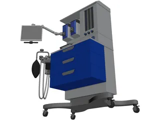 Anesthesia Machine 3D Model