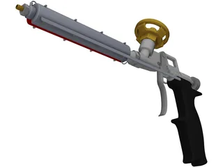 Foam Gun 3D Model