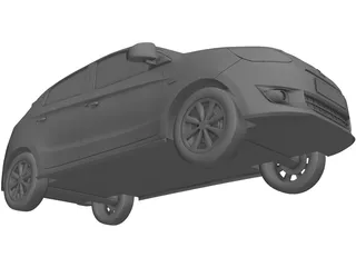 Mitsubishi Mirage (2013) 3D Model