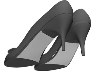 Woman Shoes 3D Model