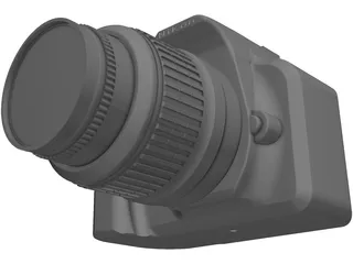 Nikon D5200 3D Model