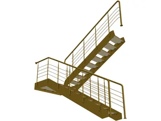 Stairs 3D Model