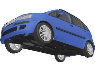 Fiat Idea (2005) 3D Model