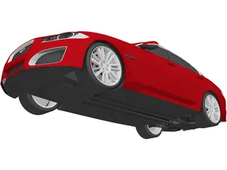 Jaguar XFR (2012) 3D Model