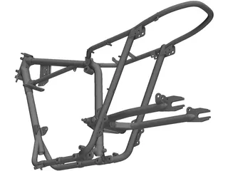 Motorbike Frame 3D Model