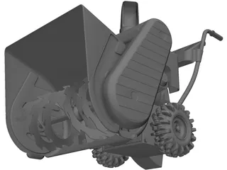 Snow Blower 3D Model