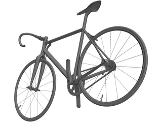 Road Bike 3D Model