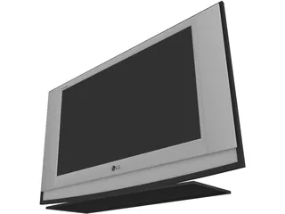 LG Flat TV Screen 3D Model