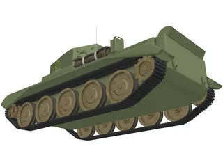 Cromwell VII A24 3D Model