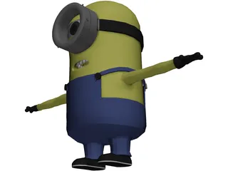 Minion One Eye 3D Model