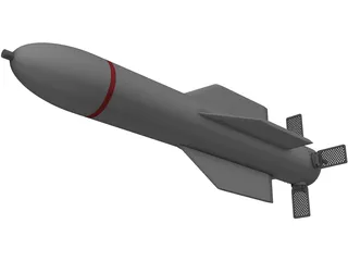 Massive Ordnance Penetraor (MOAB) 3D Model